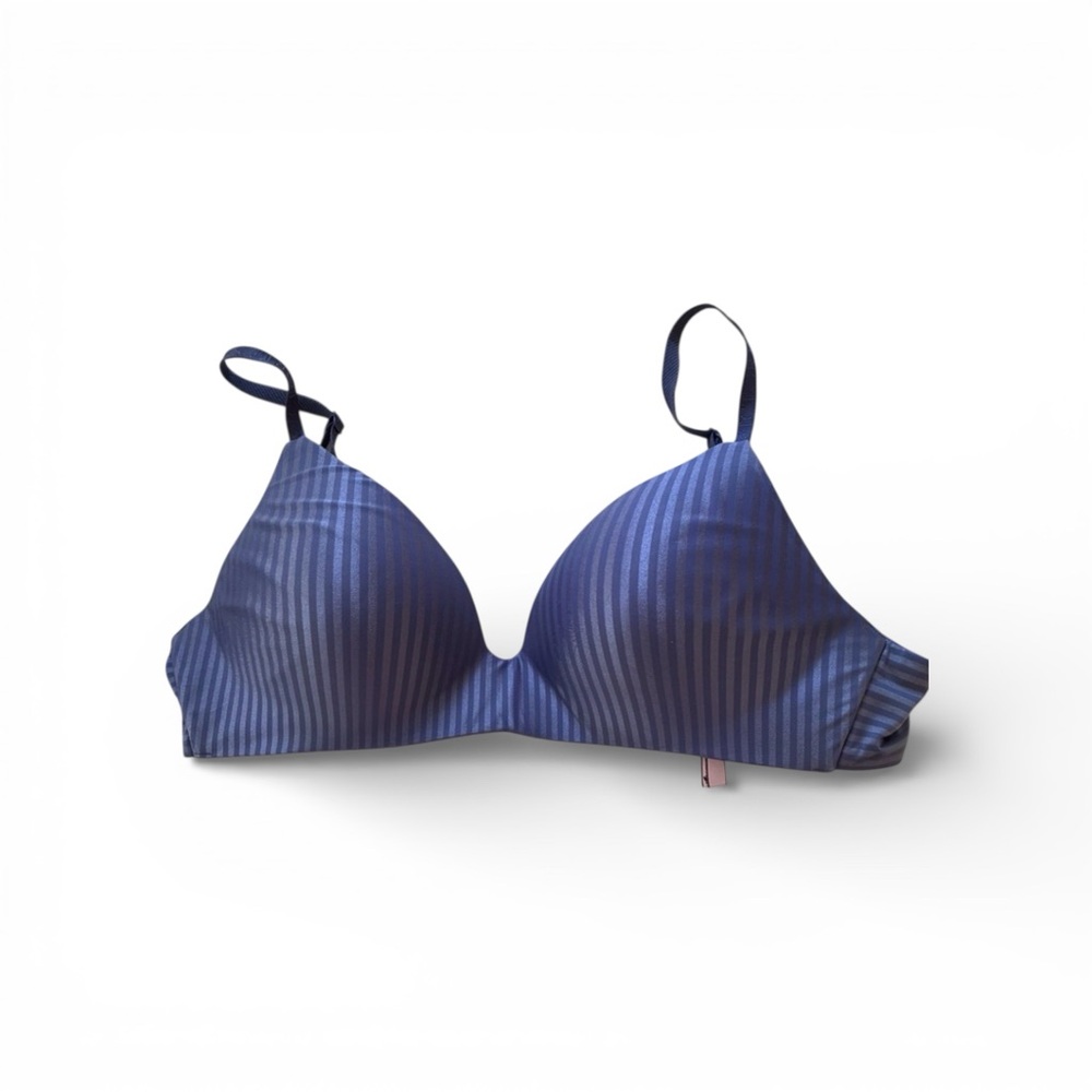 Victoria's Secret Bra - Striped Navy - Size 32D
